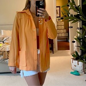 Orange Relaxed Blazer